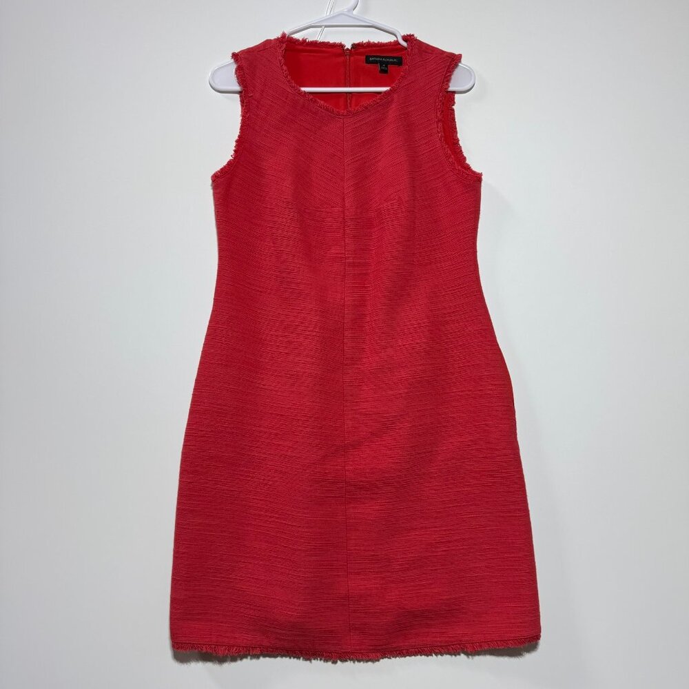 Banana Republic Frayed Edge Tweed Dress Size 4